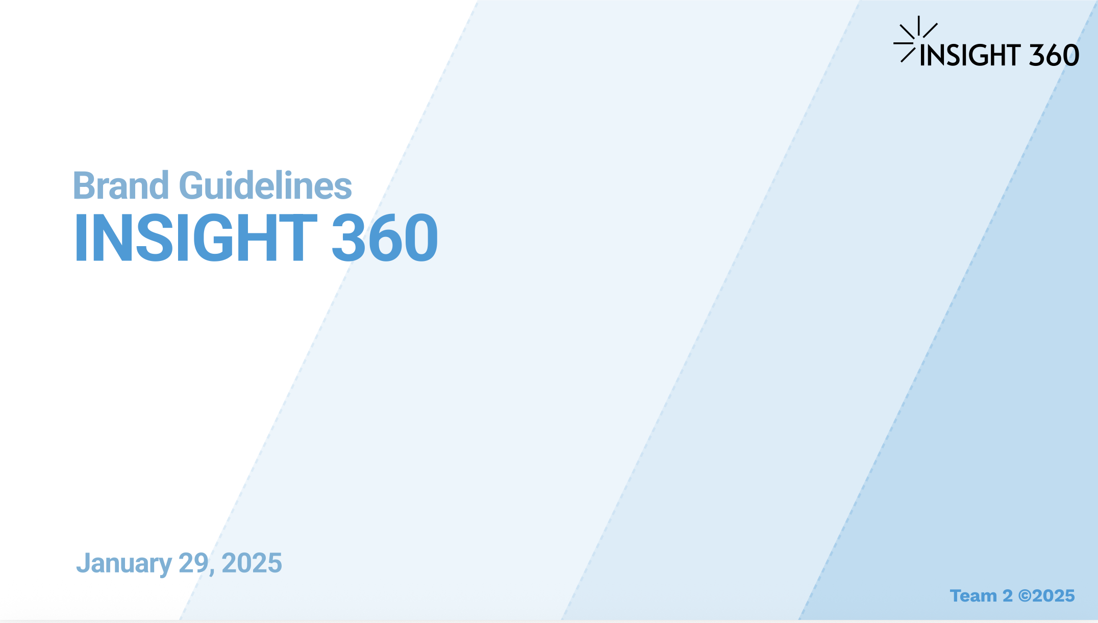 Insight 360 brand guidelines cover